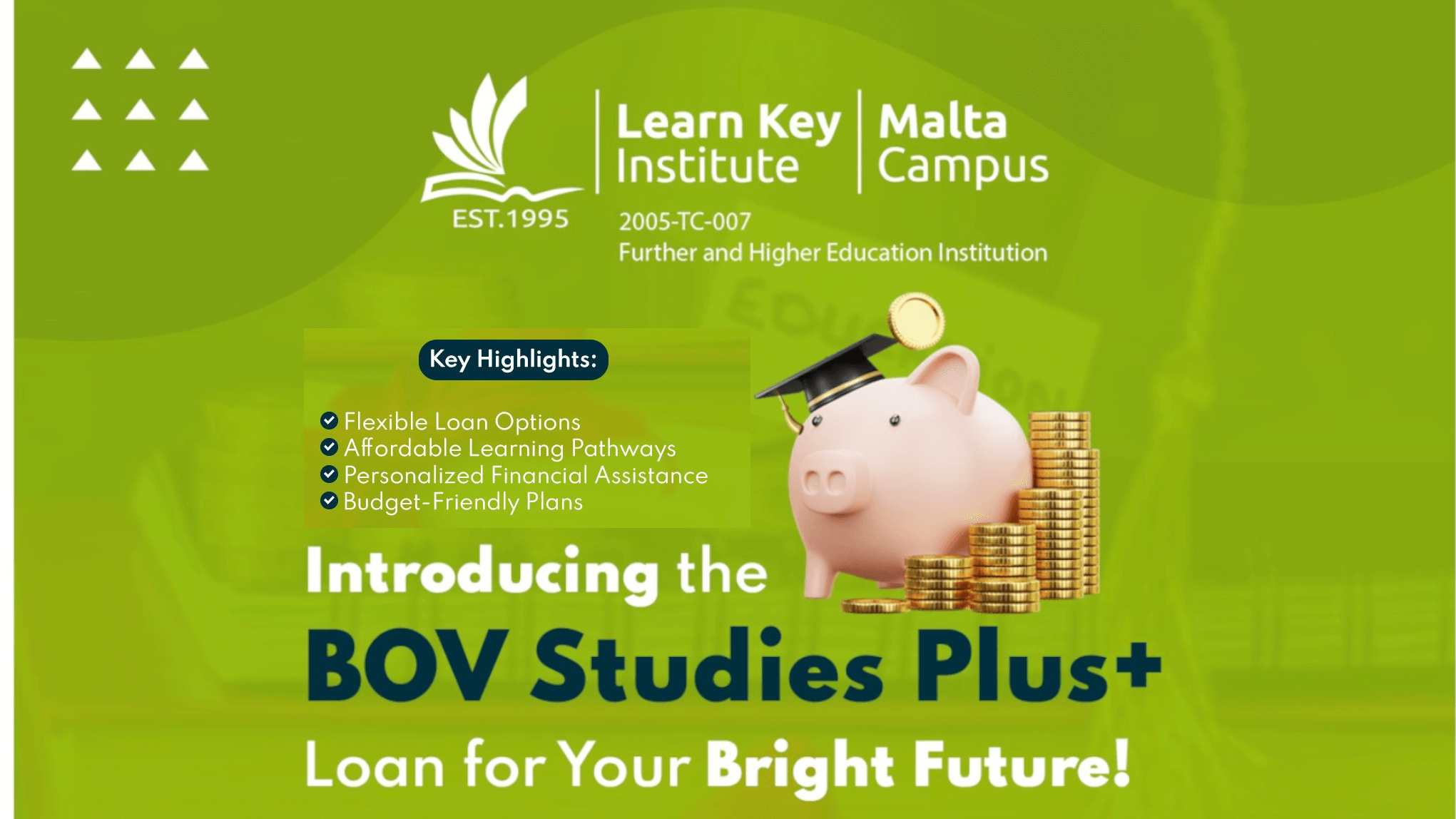Exciting News! Introducing the BOV Studies Plus+ Loan